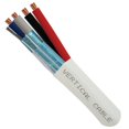 thumbnail image 4 of Vertical Cable Lighting Control Cable Riser: 22/2 (Shielded) Data + 16/2 Power, Stranded Bare Copper Conductors, White, 1000ft Spool, 4 of 4