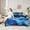Dodger Blue, variant on Feelyou Wildlife Wolf Twin Bedding Sets 7pcs, Mystic Aurora Galaxy Bedding Comforter Set