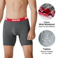 thumbnail image 5 of Mens Bamboo Boxer Briefs Underwear-Soft & Comfortable,4 Pack,M-XXL, 5 of 10