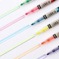 thumbnail image 2 of Juego de 6 colores con tinta de gel de doble punta Grabie para tomar notas, 2 of 8