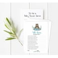 thumbnail image 2 of Inkdotpot Its A Boy Its A Girl Who Knows Mommy BestBaby Shower GameCards-FunActivity Cards Set Of 50Jungle Animals Party Theme, 2 of 5
