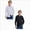 A06_Black & White, variant on 7-8T Kids Boys Dress Shirts,2pcs Oxford Shirt with Pocket Button Up Long Sleeve Tops for School Party Wedding Kids Baisc Solid Shirts Black & White Boys Clothes