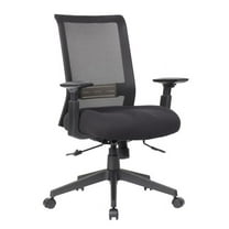 Boss Office Products Mesh Desk Chair with Casters, Black