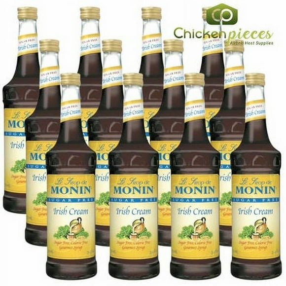 Monin Sugar Free Irish Cream Flavoring Syrup 750mL/25.36oz (12/Case)