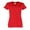 True Red, variant on Fruit of the Loom  Cotton V Neck Tee Shirt (Women)