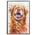 thumbnail image 2 of Nova Scotia Duck Tolling Retriever Dog Canvas Wall Art Prints,Watercolor Dog Art Canvas Painting Poster,Pet Canvas Painting Puppy Artwork 8x12 inches, 2 of 6