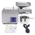 thumbnail image 3 of Kitchen Oil Press Machine, 600W Electric Automatic Oil Press Extractor Hot/Cold Organic Oil, 110V Commercial Oil Press Maker with Digital Screen for Avocado Coconut Flax Peanut Castor Perilla, 3 of 7
