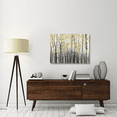 thumbnail image 2 of Global Gallery's 'Golden Birch III' By Marilyn Hageman Stretched Canvas Wall Art, 2 of 4