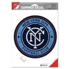 New York City FC Official MLS 5 inch x 7 inch Shimmer Car Decal by WinCraft