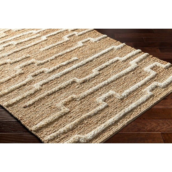 BoutiqueRugs Meyya Bohemian, Transitional Area Rug - Tan, Walnut, Dark Brown - 2' x 3'