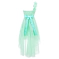 thumbnail image 3 of TiaoBug Kids Girls One-Shoulder Paryty Dress Wedding Bridesmaid Dresses, 3 of 7