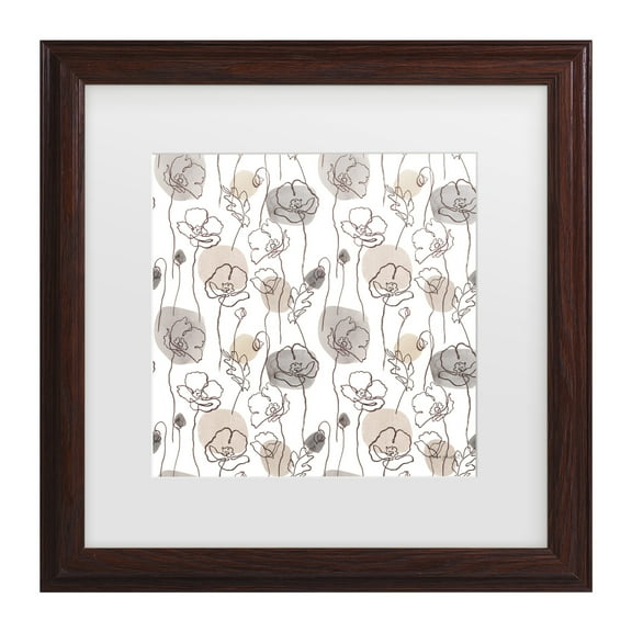 Lisa Audit 'Think Neutral 15' Matted Framed Art