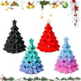 thumbnail image 3 of Retro Tabletop Christmas Trees, Table Top Christmass Tree with Lights, Artifical Christmas Trees That Light Up, Seasonal Tabletop Home Festive Ornament, 3 of 9