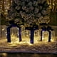 thumbnail image 4 of Caja de Regalo Decorativa con Lazo Azul Navideño, Juego de 3 Piezas, Luz Brillante, Adornos para Árbol de Navidad, Accesorios para Escaparates de Hoteles y Centros Comerciales., 4 of 7