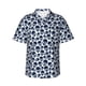 thumbnail image 1 of Fotbe black Skull white Camisa Hawaiana para Hombre Unisex – Camisa Casual de Verano con Botones de Manga Corta de Algodón y Lino,Small, 1 of 7