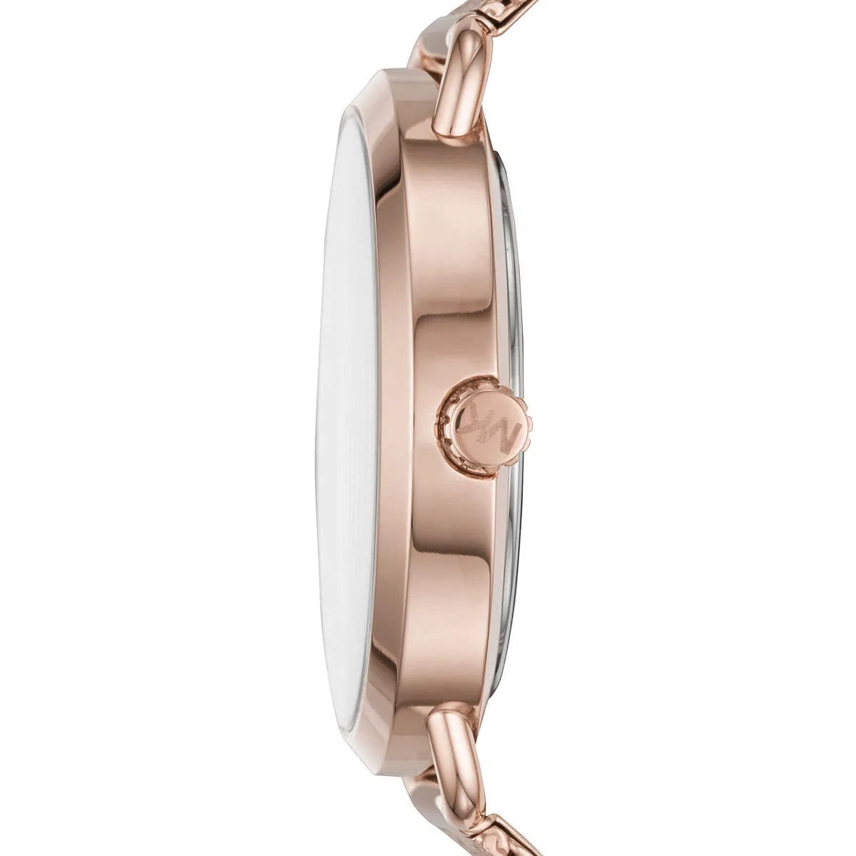 Michael Kors Portia Three-Hand Rose Gold-Tone Ladies Watch - MK3845