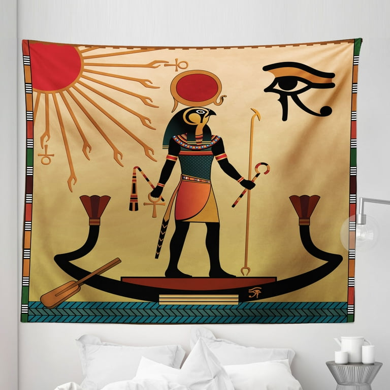 Egyptian Tapestry Sun Old Egyptian Timeless Grace Antique
