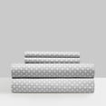thumbnail image 5 of NY&C Home Rylie 4-Piece Sheet Super Soft Geometric Polka Dot Pattern, Queen, Navy, 5 of 10