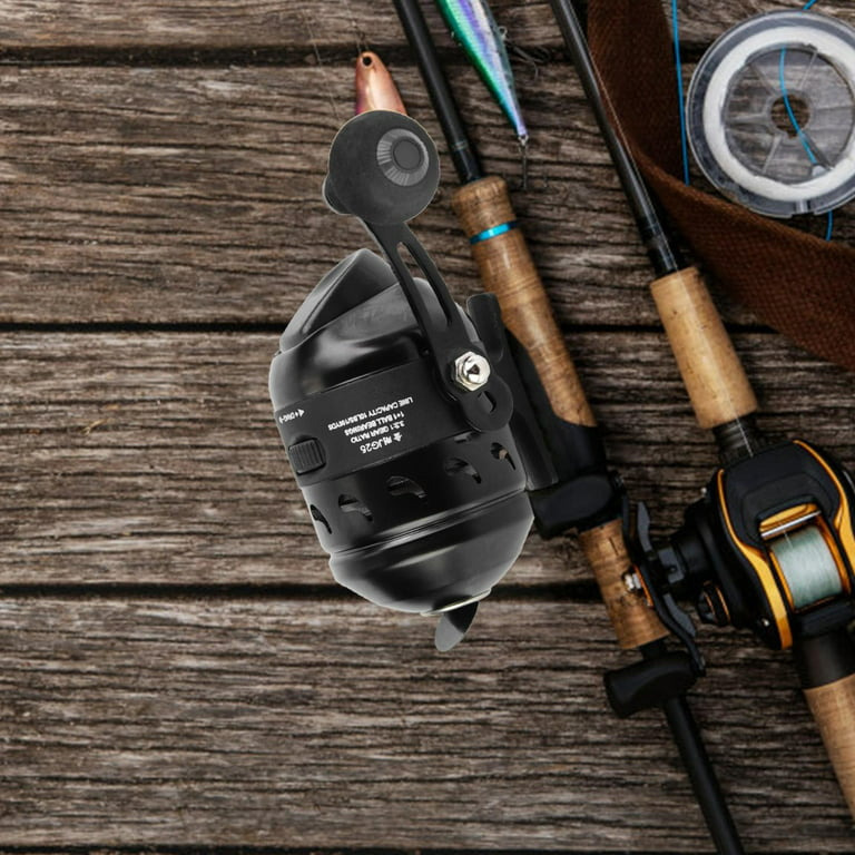 OTVIAP Fishing Reel, Salt Water Reel,Black Casting Spinning Reel Inner Line  Shooting Fish Wheel Closed Fishing Reel 