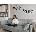 thumbnail image 3 of 1 set Lovely Bird Wall Decals 3D metal Material Wall Hangings Office Bedroom Living Room Classroom Parties Decoration, 3 of 5