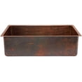 thumbnail image 2 of Premier Copper KSDB30199 30 Inch Single Bowl Hammered Copper Kitchen Sink, 2 of 7