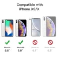 thumbnail image 2 of JETech Matte Case for iPhone Xs and iPhone X 5.8-Inch, Shockproof Military Grade Drop Protection, Frosted Translucent Back Phone Cover, Anti-Fingerprint (Frosted Clear), 2 of 6