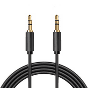3.5 mm male to male stereo audio cable, 30 ft / 10 m, gold plated  Nextronics