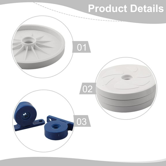 Pool Cleaner Kit Compatible with for Polaris 180, 280 Including C6 Large Wheels Smile Home