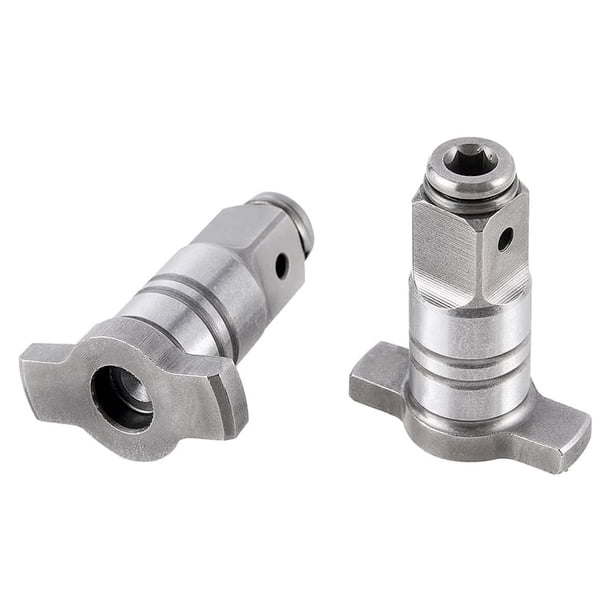 Conjunto de Yunque de Controlador de Compatible en Carcasa de Cabeza de Taladro, Adaptador de Enchufe Hembra Hexagonal de 1/2 Pulgada una Unidad Cuadrada de 1/4 Pulgada