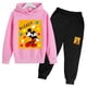 thumbnail image 3 of Sudadera con capucha deportiva de dibujos animados para niños, pantalones de manga larga, traje de moda para niños y niñas, conjunto de 2 piezas de primavera, ropa para bebés, ropa para niños, 3 of 5