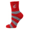 thumbnail image 1 of donegal bay DB Fan Gear Washington State Cougars NCAA Stripe Fuzzy Sleep Socks, 1 of 3