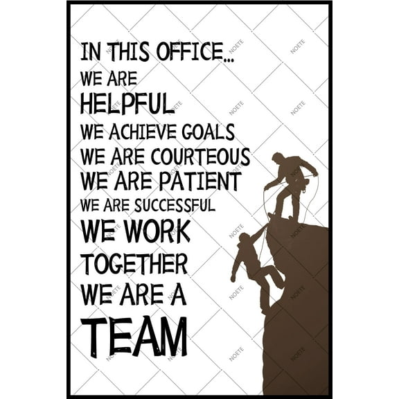 Noete Motivational Posters 12x16 Inch Metal Tin Sign Inspirational Quotes for Office, Entrepreneur & Team Leader Positive Wall Art for Workplace, Boss, Success Sayings & Personal Growth Decor