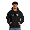 thumbnail image 5 of Nope. Funny Sarcastic Adult’s Unisex Cotton Pullover Sweatshirt Hoodie, 5 of 6