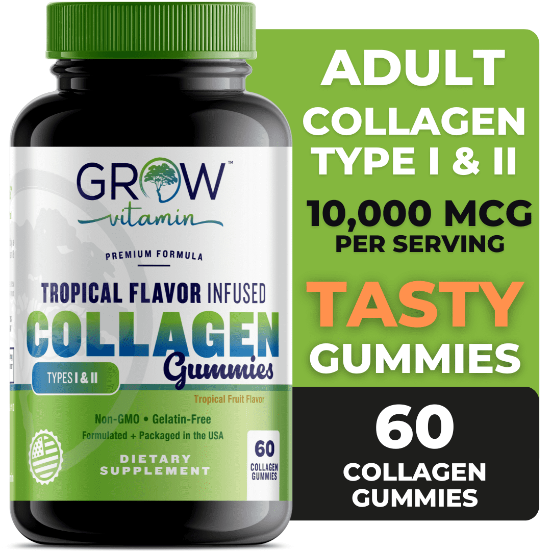 Collagen Gummies for Women, Healthy Hair, Skin, Nails, Bone Loss, Anti