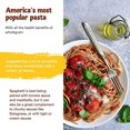 thumbnail image 5 of Chuster Whole Grain Spaghetti Pasta Noodles | This Spaghetti is High in Fiber & Vitamins But Low in Calories, Carbs & Fat | Cooks In 15 Minutes | Low Sodium, Kosher Pareve | (16oz) Bulk (4 Pack), 5 of 5