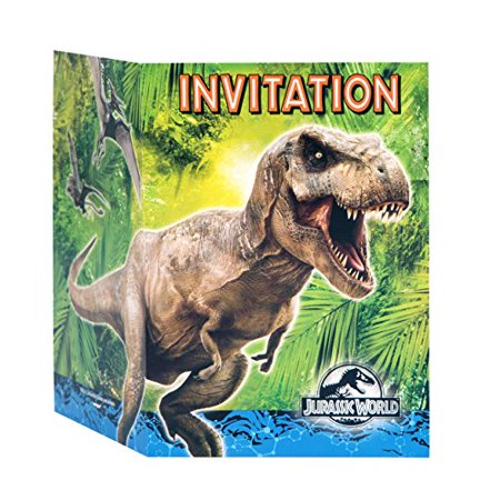 Invitations De Fete Jurassic World 8ct Walmart Canada