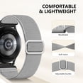 thumbnail image 3 of GEAK 20mm Stretchy Nylon Bands Compatible for Samsung Galaxy Watch 7 6 5 4 Active 2 40mm 44mm/Watch 5 Pro 45mm/Watch 6 Classic 47mm 43mm/Watch 4 Classic 46mm 42mm/Watch 3 41mm/Watch 42mm/Active 40mm, 3 of 7