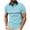 Blue, variant on ZRGHAOYLQ Button Up Men Golf Pullover Short Sleeve Plus Size Big and Tall Tshirts Loose Collared T Shirts Striped Graphic Business Casual Tees Shirts