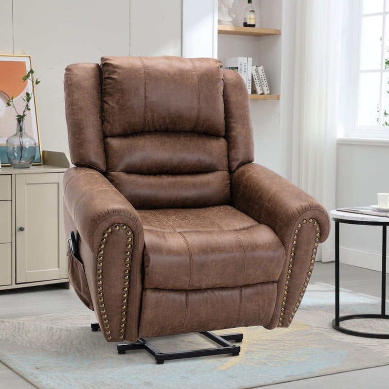 Ebello Design Large Power Lift Chairs Recliner for Big Man with Massage ...