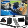 Samsung MU7500-Series 55"-Class HDR UHD Smart Curved LED TV + Samsung HW-M4500 260W 2.1-Channel Curved Soundbar System # HW-M4500/ZA + Apple TV 4K (32GB) # MQD22LL/A Bundle