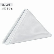 suxuMhao Bulk Cloth Napkins,10 Cloth napkins-White Fabric Napkins 16.93x16.93in(43x43cm)-Table Cloth Napkins for Weddings,Suitable for Parties, Dinners, Soft Polyester Cloth Napkins​