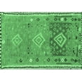 thumbnail image 1 of Ahgly Company Indoor Rectangle Southwestern Emerald Green Country Area Rugs, 7' x 9', 1 of 4