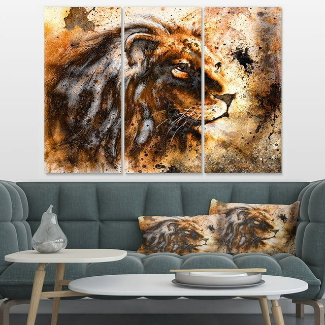 Design Art - Collage Lion