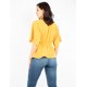 thumbnail image 3 of Blusa manga amplia con elástico en la cintura, 3 of 5