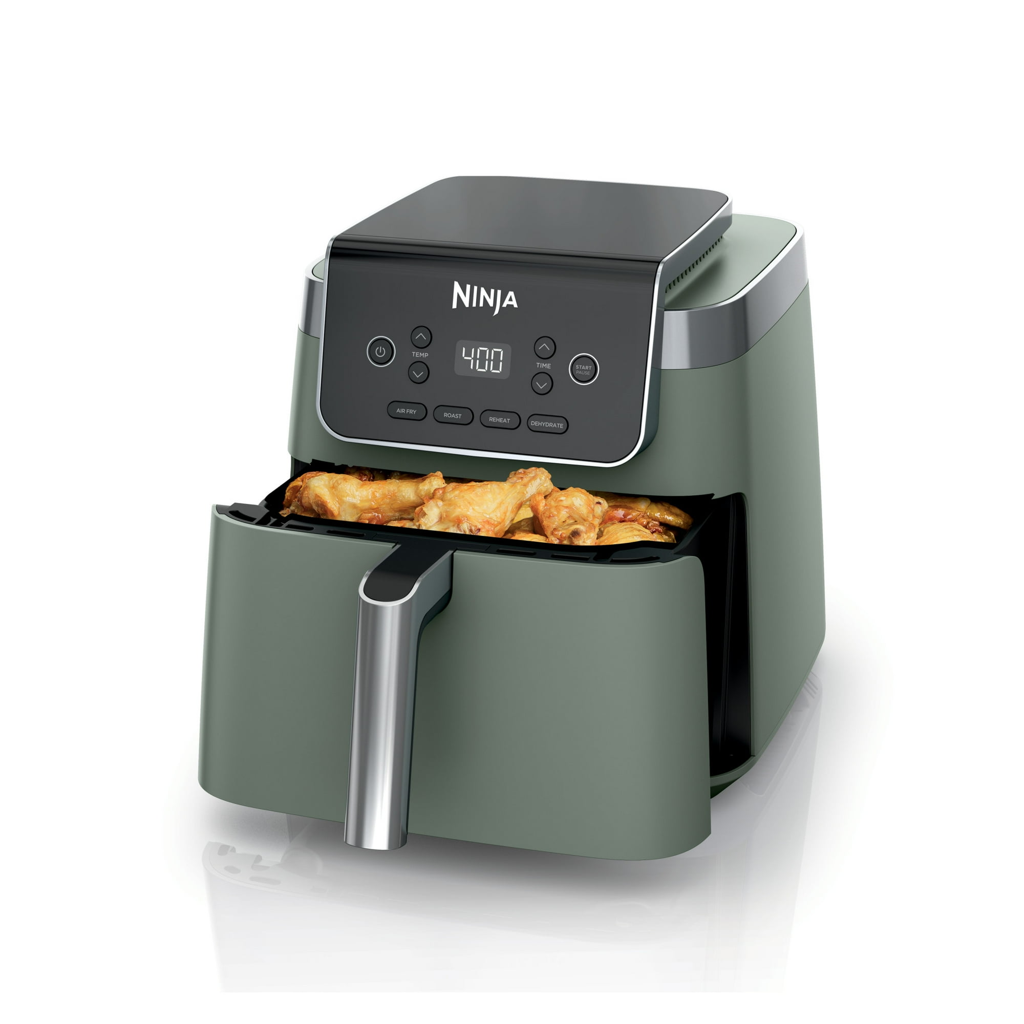 Ninja Air Fryer Pro XL 6.5-Qt, 4-in-1, Air Crisp Technology, Nonstick Crisper Plate, AF180WMSG Sage