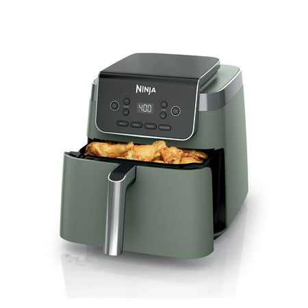 Ninja Air Fryer Pro XL 6.5-Qt, 4-in-1, Air Crisp Technology, Nonstick Crisper Plate, AF180WMSG Sage