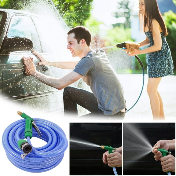HBBKVI High-pressure Household Car Wash Water Water Pipe Connector High-pressure Household Flushing Car Plastic Hose Hose Watering Flowers and Vegetables