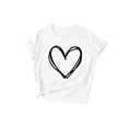 thumbnail image 2 of 1 Pce Grand Ver Crème Glacée Los Angeles la Vintage T-Shirt Imprimé Décontracté, Polyester Col Rond Manches Courtes pour l'Été, 2 of 8