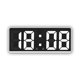 thumbnail image 1 of Reloj despertador Digital acrílico/Espejo, Control de voz (alimentado por batería), reloj de mesa, modo nocturno, despertador, Relojes LED electrónicos 12/24H, 1 of 4