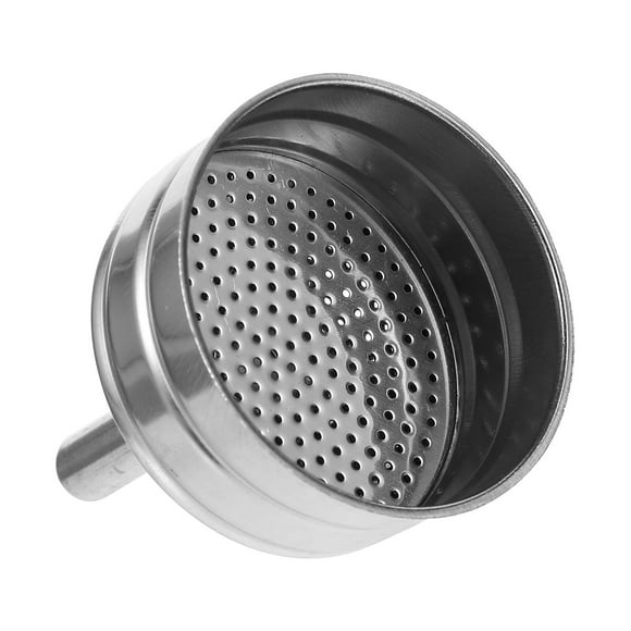 1pc Accesorios para hacer café Herramienta de filtro de café Filtro de café Moka Pot (Plata)